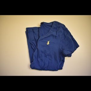 Ralph Lauren Sport Blue V-Neck shirt!